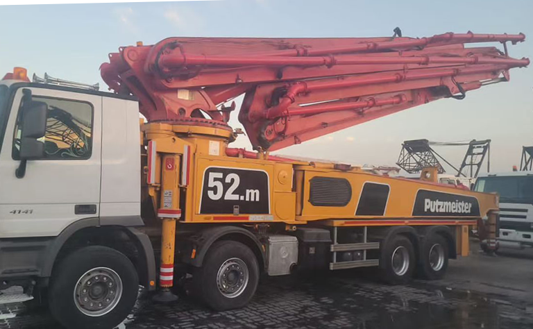 used putzmeister concrete pump