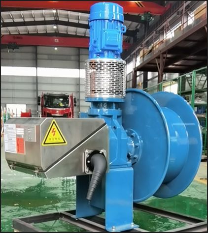 Hysteresis coupled cable reel system