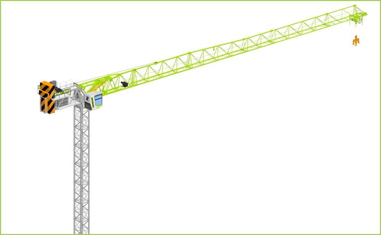 Zoomlion Tower Crane | Topless Hydraulic Luffing Jib Crane