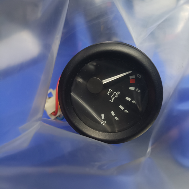 Zoomlion crane oil pressure gauge with Zoomlion logo label