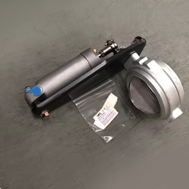 Zoomlion rough terrain crane parts exhaust brake butterfly valve in Philippine