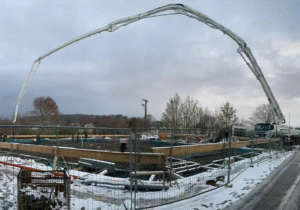 High quality truck-mounted concrete pumps