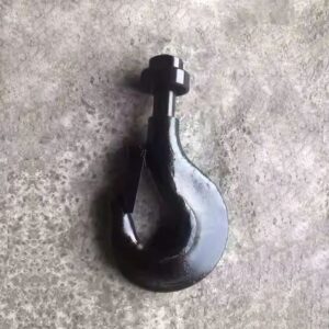 25 ton small hook assembly, attached hook assembly, hook core 40mm 45mm, hook head with bearing and nut