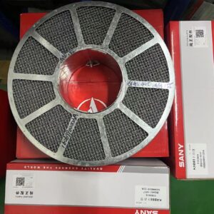 Bottom track shoe link track chain link on Sany excavator rental hire company