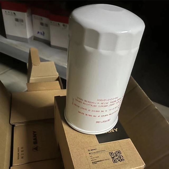 Sany excavator parts for sale uk of hydraulic oil return pressure filter element