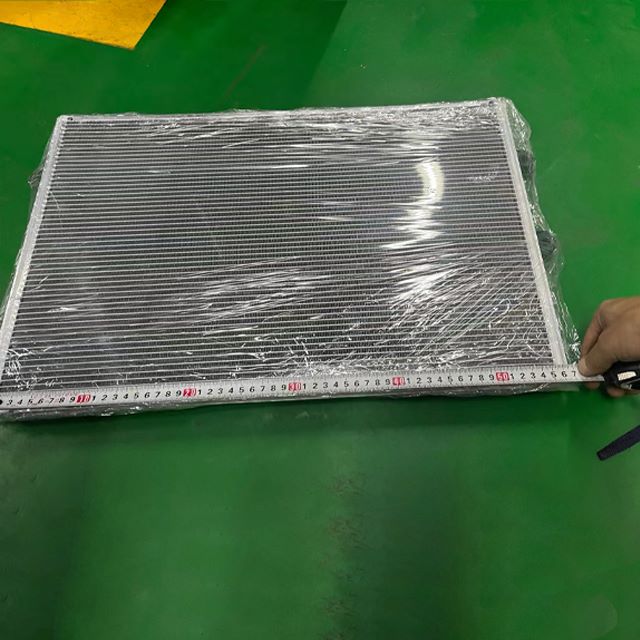 Sany sy55 small excavator parts of AC air conditioner refrigerant condenser core