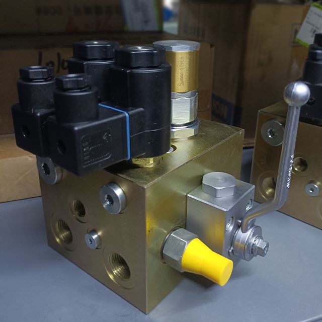 Zoomlion crane suspension control valve of heavy equipment parts in Canada