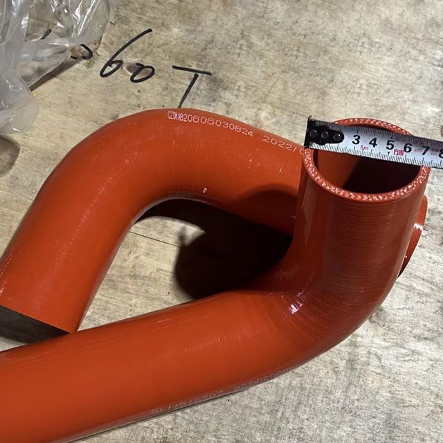 good quality Sany excavator parts PTFE rubber hose corrugated tube for sale in Russia