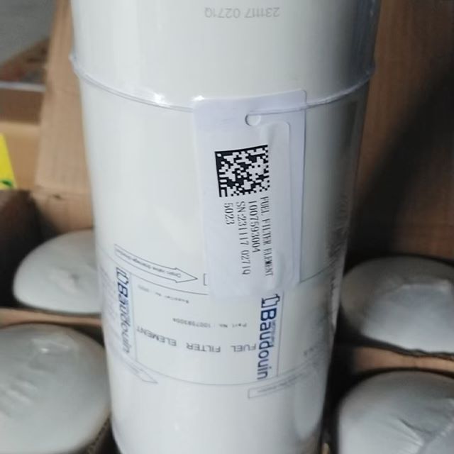 Baudouin fuel filter element of 100% new genuine weichai engine parts for aerial platforms, concrete pumps
