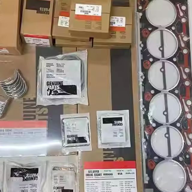 Cummins engine overhaul repair maintenance parts seal gasket kit, complete set of seals and gaskets