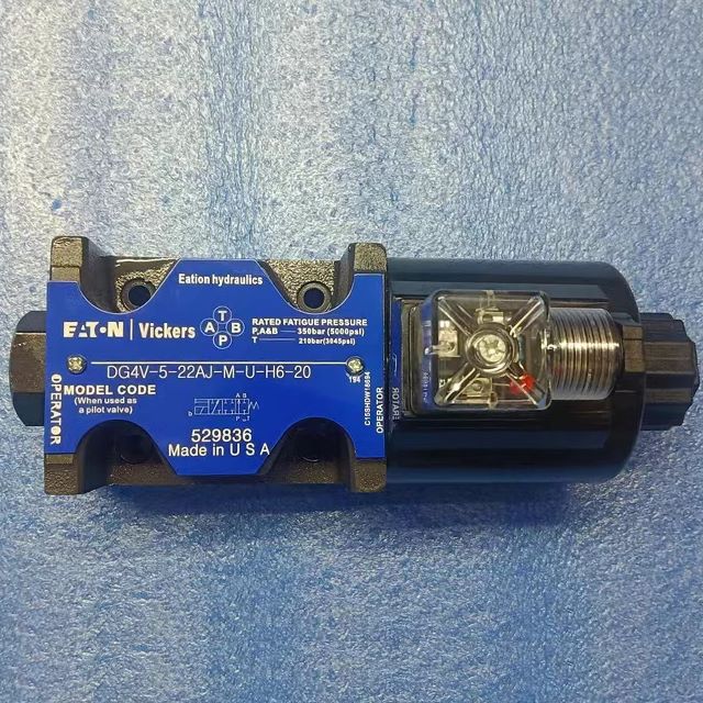 Eaton Vickers hydraulic pump load-sensing control valve, proportional pressure reducing valve, solenoid directional control relief valve