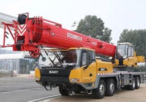 What is the capacity of the sany STC500 crane?