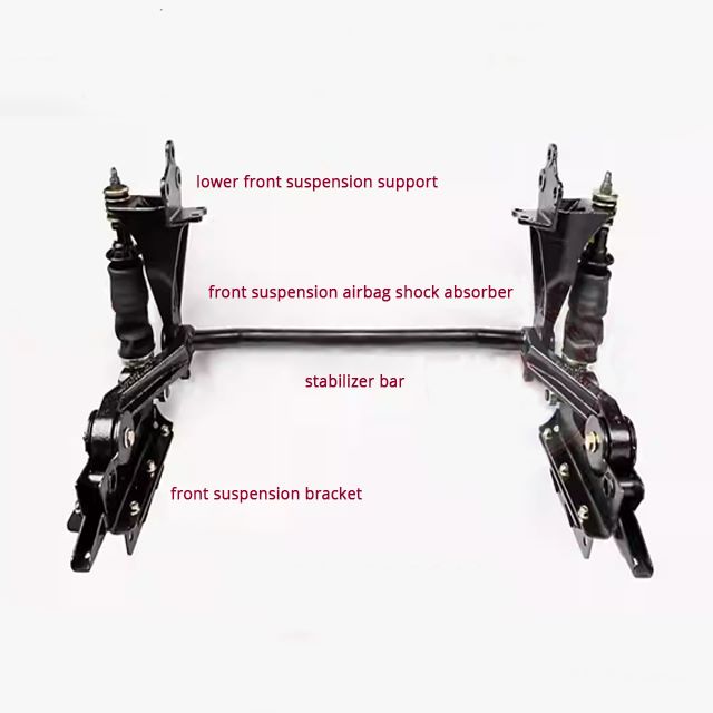 sany truck stability system, front rear suspension stabilizer bar, left right lower bracket mount, airbag shock absorbe